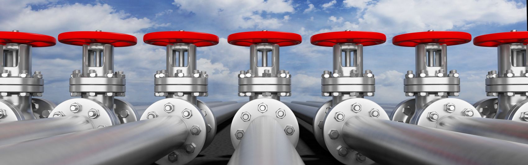 "valves, pipelines, pipes, banner, oil, industry, plant, outdoors, sky, nature, blue, system, 3d, gas, fuel, clouds, horizontal, control, faucet, engineering, water, row, equipment, steel, industrial, petroleum, illustration, metal, business, construction