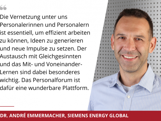 Dr. André Emmermacher, Siemens Energy