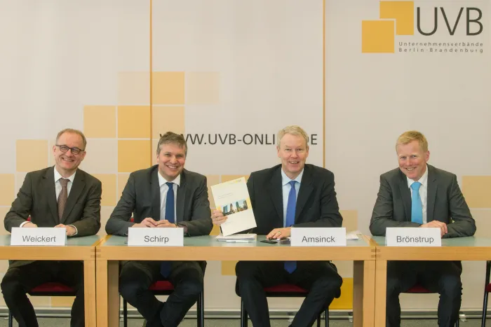 Jahrespressekonferenz der Unternehmensverbände Berlin-Brandenburg