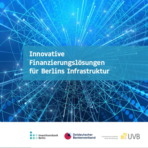 Titelseite, Broschüre, "Innovative Finanzierungslösungen", UVB