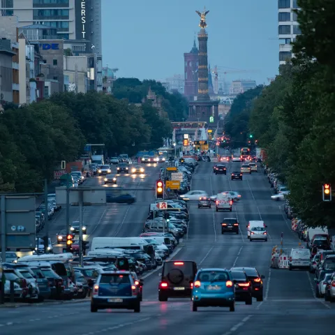 Auto Berlin Verkehr Stau