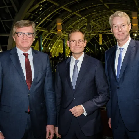 Dr. Frank Büchner, Michael Müller und Christian Amsinck 