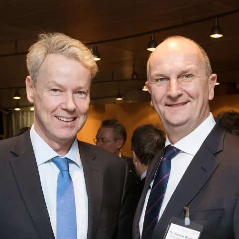 Christian Amsinck und Dietmar Woidke