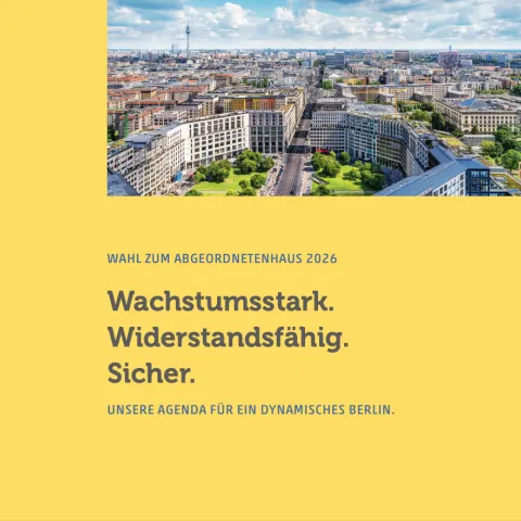 Titel, Broschüre, UVB, Abgeordnetenhauswahl, 2026