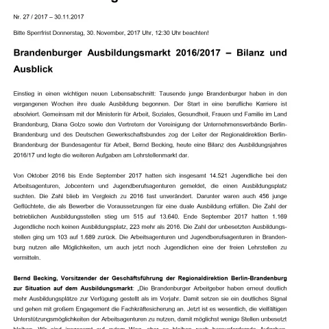 Presseinformation