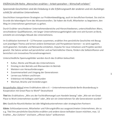 Erzählsalon