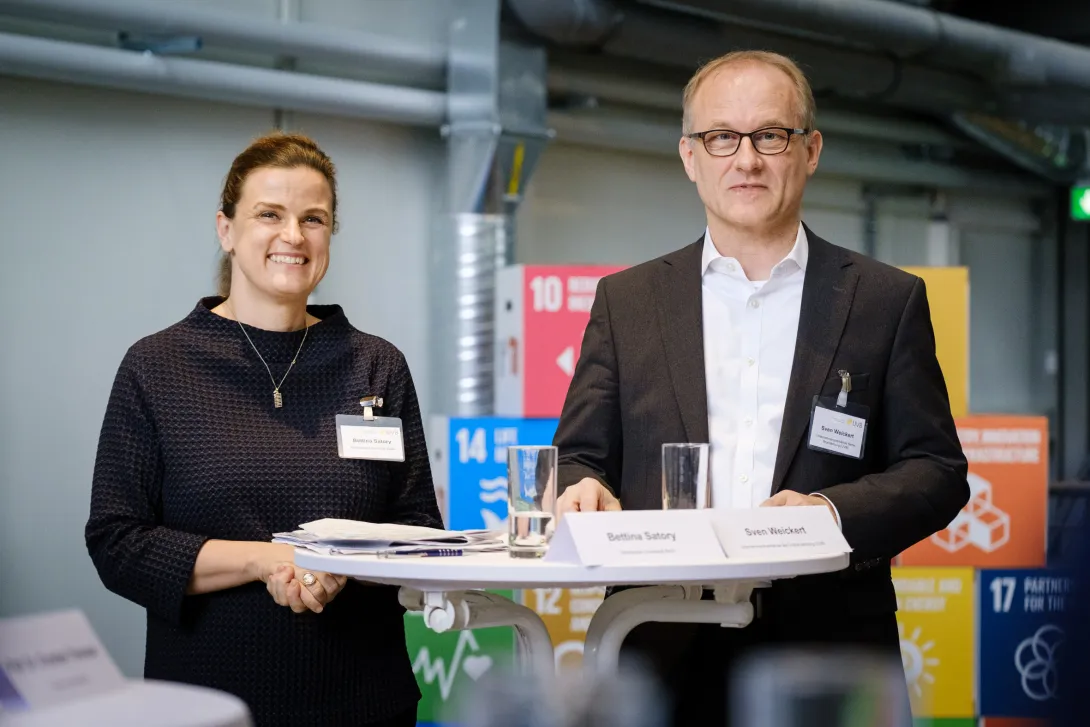 Bettina Satory und Sven Weickert